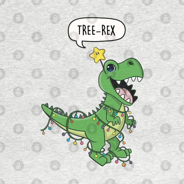 Tree-Rex Christmas Dinosaur by LEFD Designs